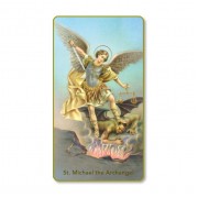 100pk - Saint Michael the Archangel Prayer-Card