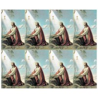 Christ In The Garden Eight-Up Micro Perforated Bulk Prayer-Cards - 50 sheets (400 total cards)