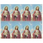 Lost Lamb Eight-Up Micro Perforated Bulk Prayer-Cards - 50 sheets (400 total cards)