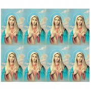Immaculate Heart Eight-Up Micro Perforated Bulk Prayer-Cards - 50 sheets (400 total cards)