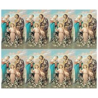 Holy Family Eight-Up Micro Perforated Bulk Prayer-Cards - 50 sheets (400 total cards)