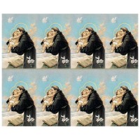 St Anthony Eight-Up Micro Perforated Bulk Prayer-Cards - 50 sheets (400 total cards)