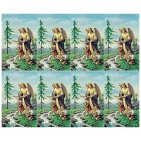 Guardian Angel Eight-Up Micro Perforated Bulk Prayer-Cards - 50 sheets (400 total cards)