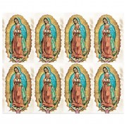 Our Lady of Guadalupe Eight-Up Micro Perforated Bulk Prayer-Cards - 50 sheets (400 total cards)