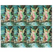 Guardian Angel Crossing Bridge Eight-Up Micro Perforated Bulk Prayer-Cards - 50 sheets (400 total cards)