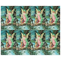 Guardian Angel Crossing Bridge Eight-Up Micro Perforated Bulk Prayer-Cards - 50 sheets (400 total cards)