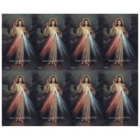 Divine Mercy Eight-Up Micro Perforated Bulk Prayer-Cards - 50 sheets (400 total cards)