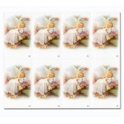Baptism Eight-Up Micro Perforated Bulk Prayer-Cards - 50 sheets (400 total cards)