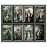 Assorted Subject Eight-Up Micro Perforated Bulk Prayer-Cards - 50 sheets (400 total cards)