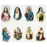 Assorted Subjects Eight-Up Micro Perforated Bulk Prayer-Cards - 50 sheets (400 total cards)