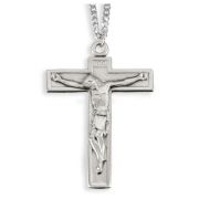 Genuine Pewter Crucifix on a 24" Chain Boxed