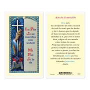 Acto De Contricion Holy Card