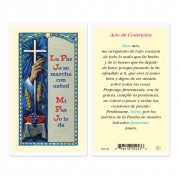 25pk - Acto De Contricion Laminated Holy Card Pk 25