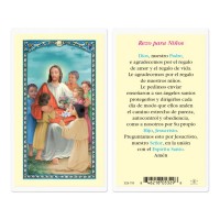 25pk - Rezo Para Ninos Laminated Holy Card Pk 25